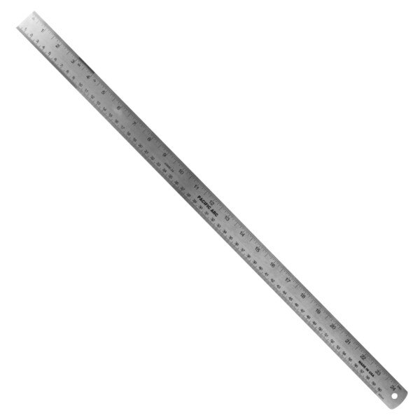 24 INCH STAINLESS STEEL RULER